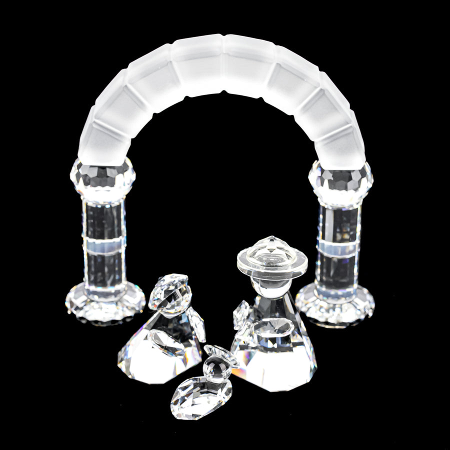 SWAROVSKI Holy Family 167095 With Nativity Scene Arch 153974