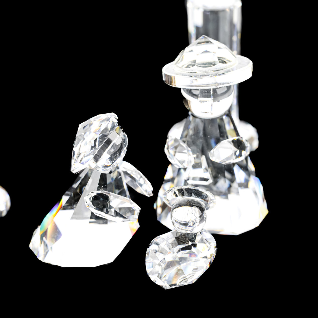 SWAROVSKI Holy Family 167095 With Nativity Scene Arch 153974