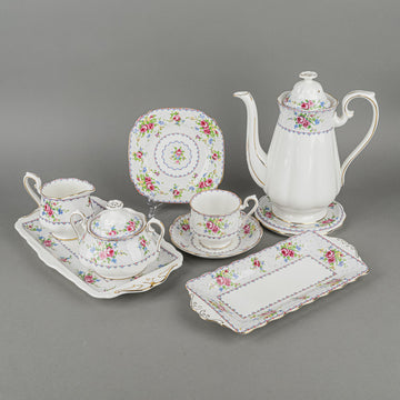 ROYAL ALBERT Petit Point Coffee Set 26 Pieces
