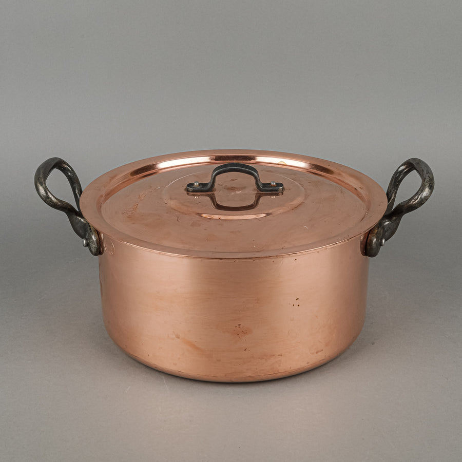 BAUMALU FRANCE Copper Lidded Stock Pot