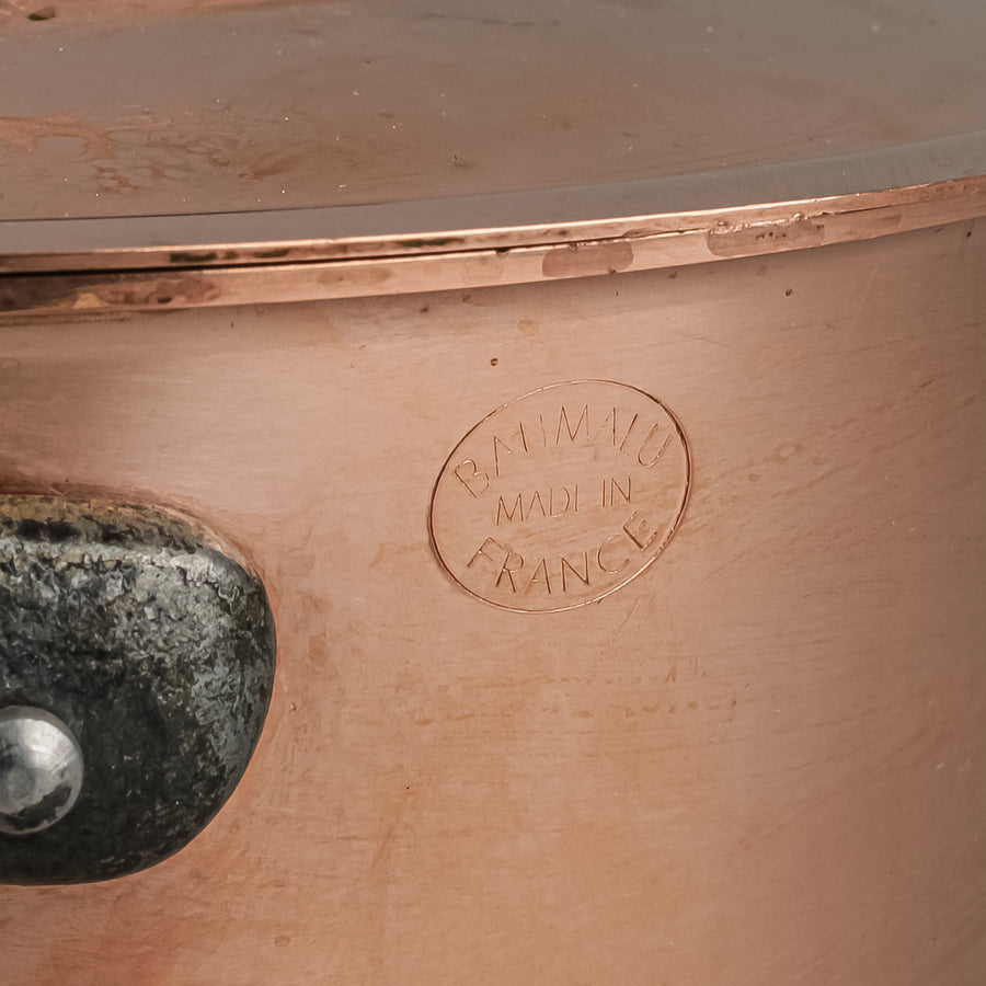 BAUMALU FRANCE Copper Lidded Stock Pot