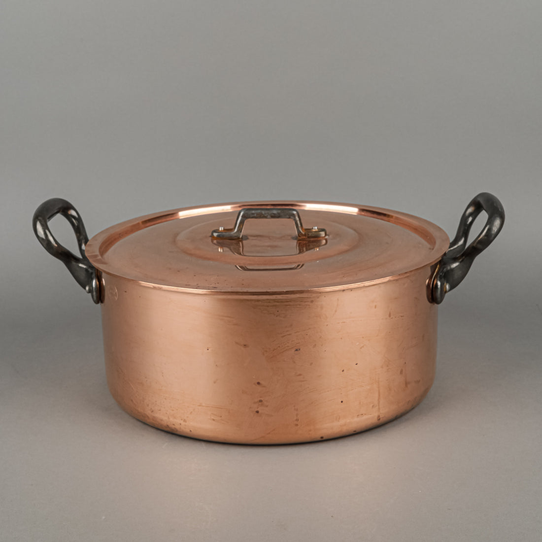 BAUMALU FRANCE Copper Lidded Stock Pot