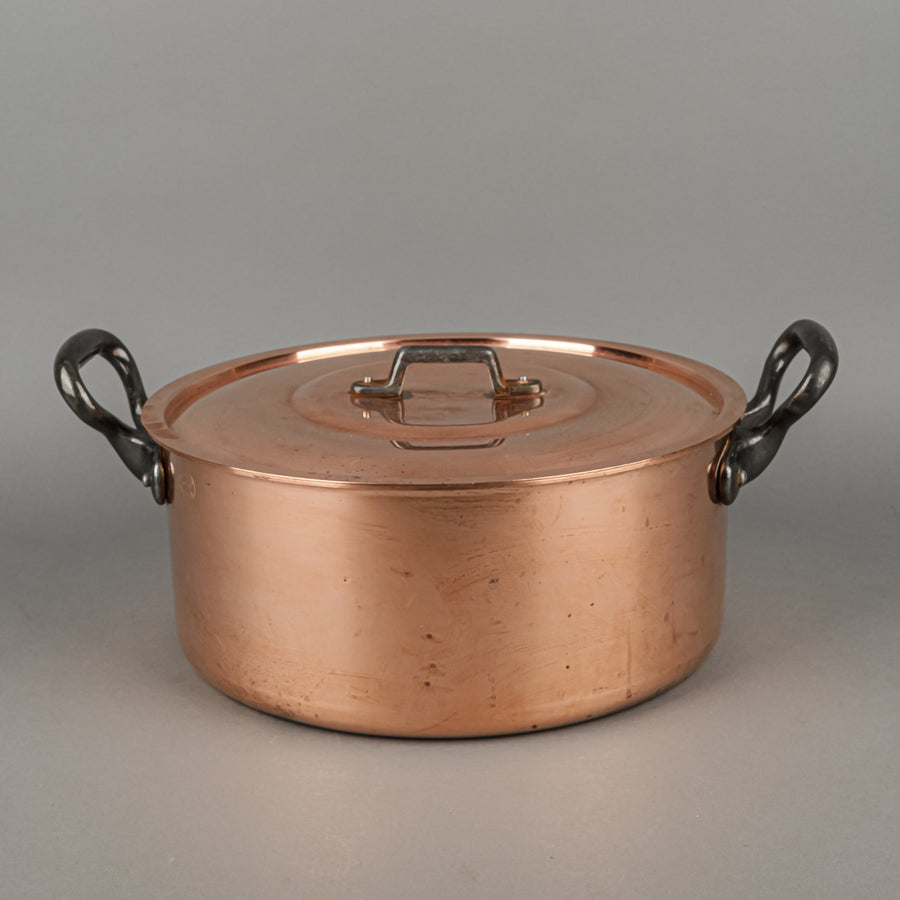 BAUMALU FRANCE Copper Lidded Stock Pot