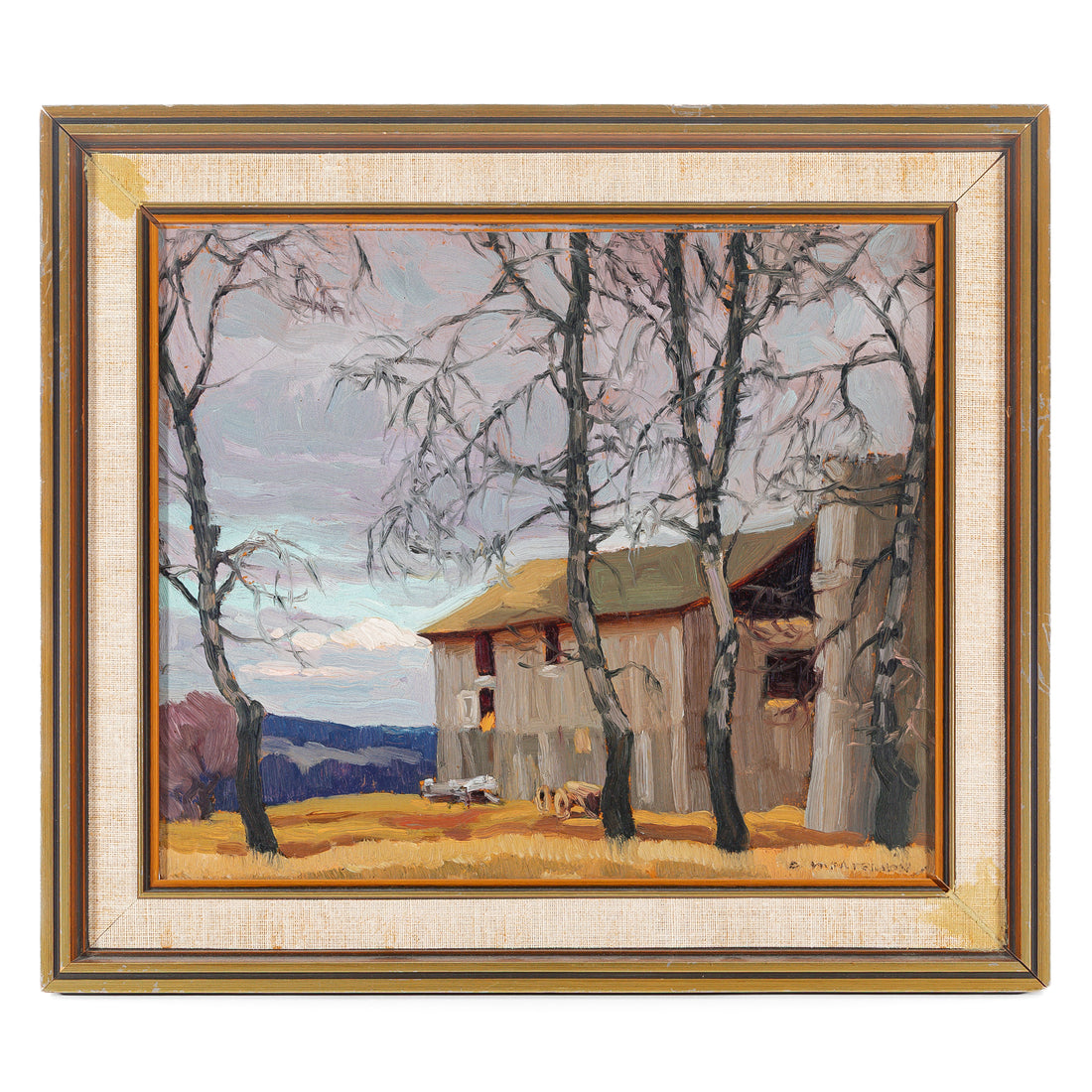 Unknown Artist - Old Barn "Looking S.E. From Corner Of Sheppard & Bayview"