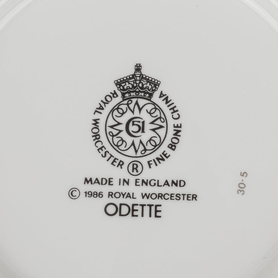 ROYAL WORCESTER Odette Soup Plates Set of 8