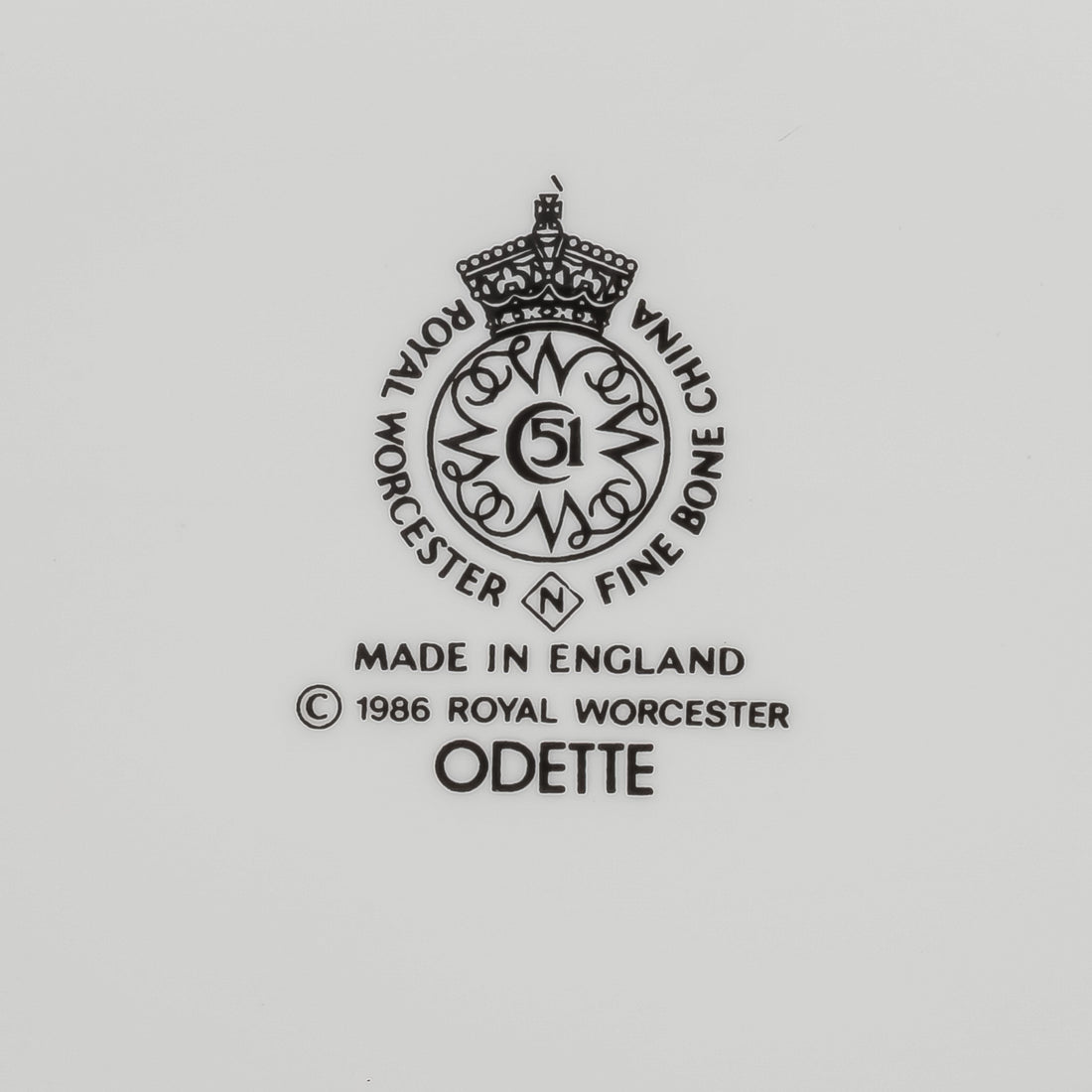 ROYAL WORCESTER Odette Gravy Boat & Stand