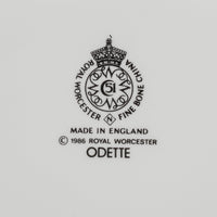 ROYAL WORCESTER Odette Gravy Boat & Stand