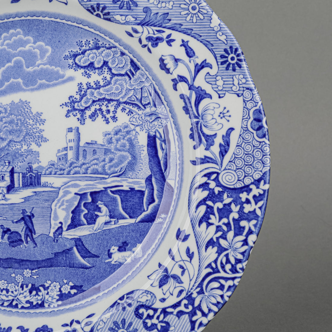 SPODE Blue Italian Salad Plates Set/5