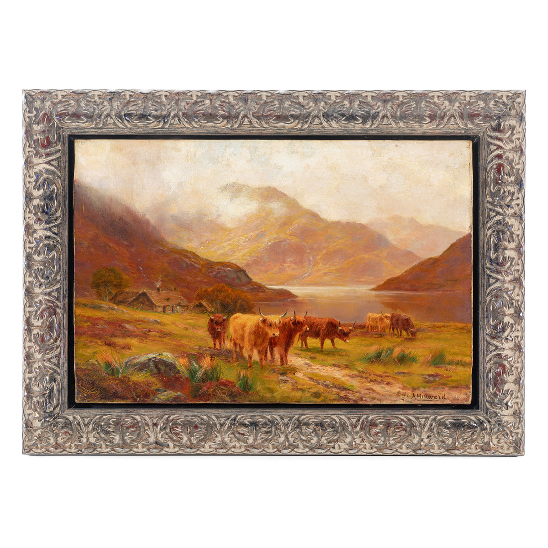 Arthur Millwood (British 19thC) -Highland Cattle