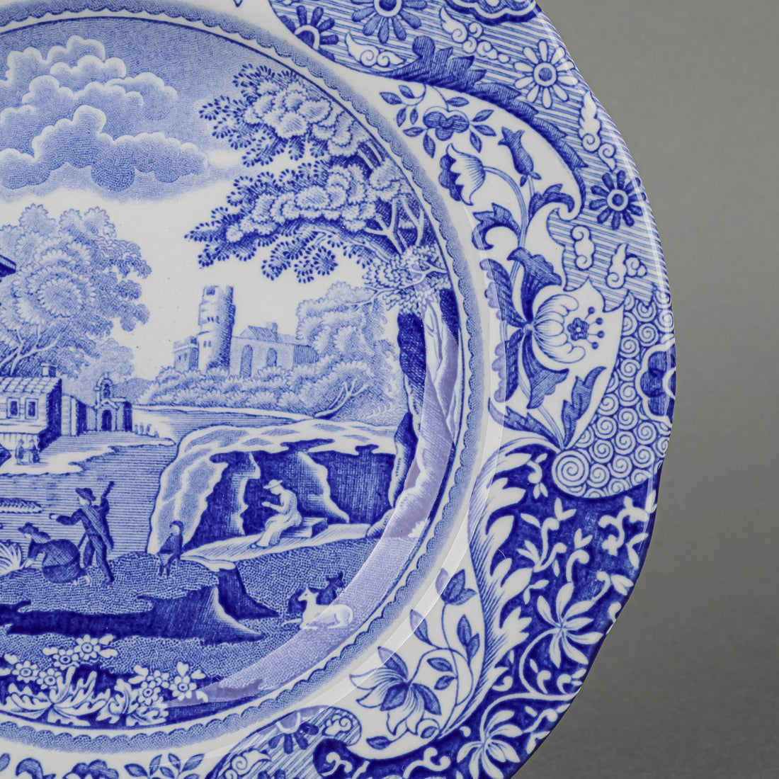 SPODE Blue Italian Bread & Butter Plates Set/4