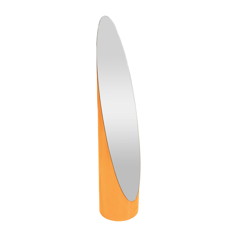 Lecal Style Orange Lipstick Floor Mirror