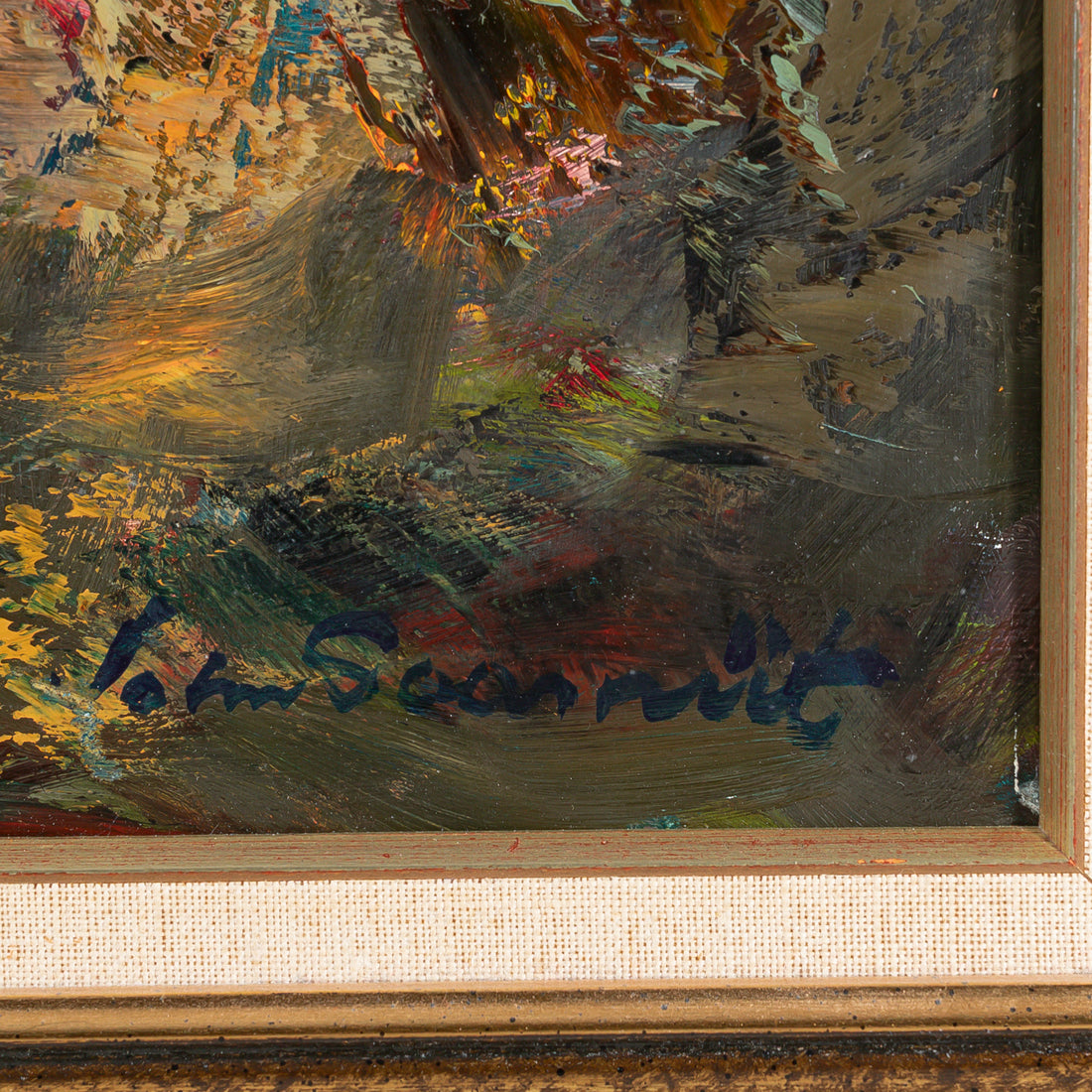 John Saarniit (Canadian 1909-       1982) Forest Landscape