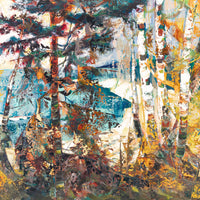 John Saarniit (Canadian 1909-       1982) Forest Landscape