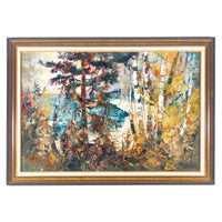 John Saarniit (Canadian 1909-       1982) Forest Landscape