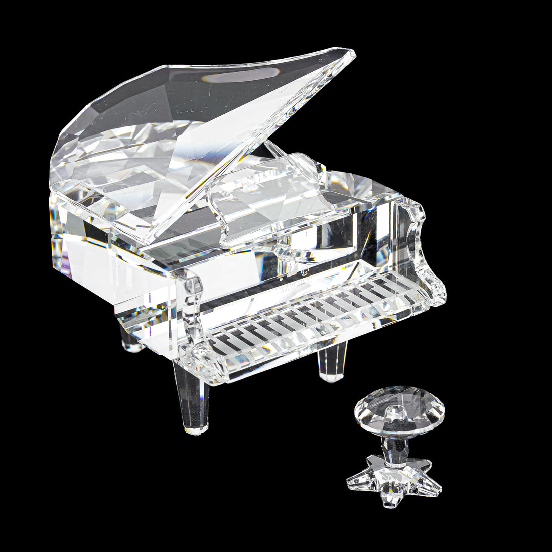 SWAROVSKI Grand Piano w/Stool 174506