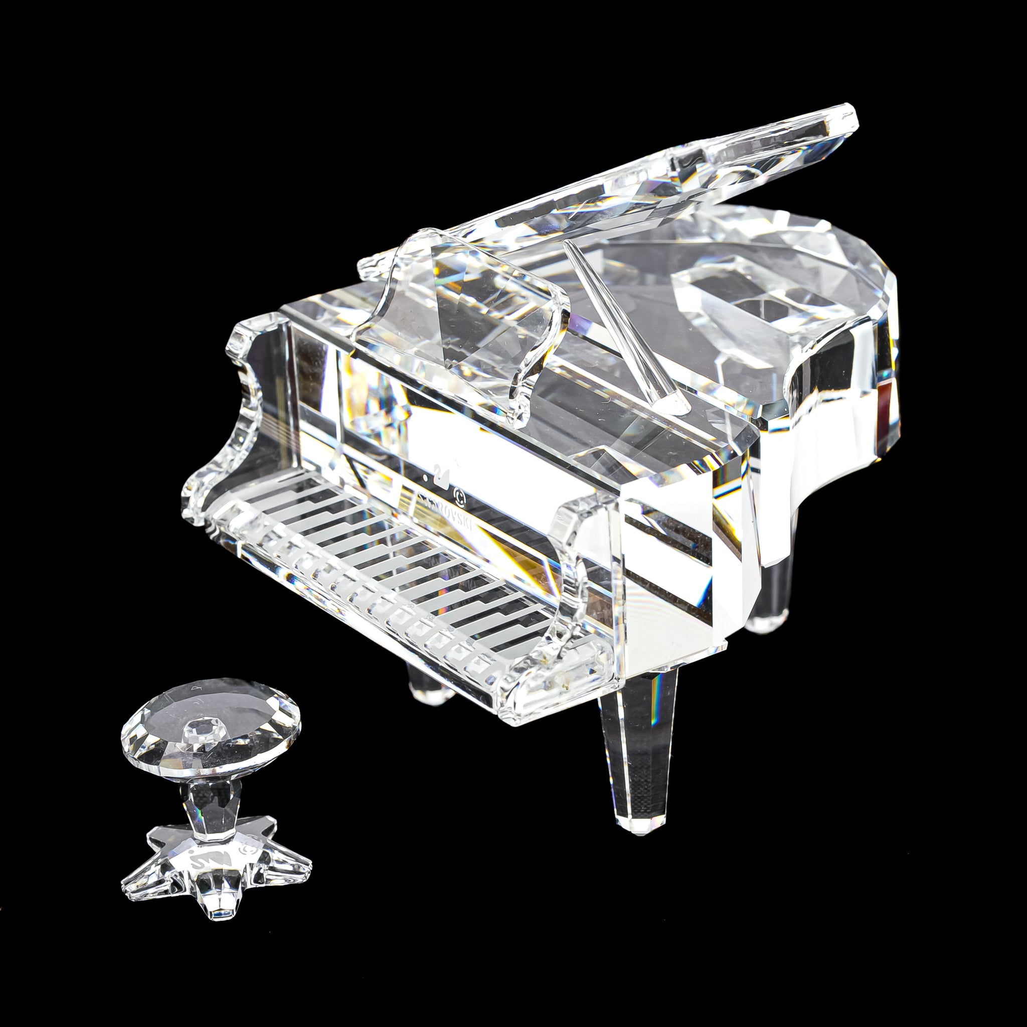 SWAROVSKI Grand Piano w/Stool 174506 - Around The Block