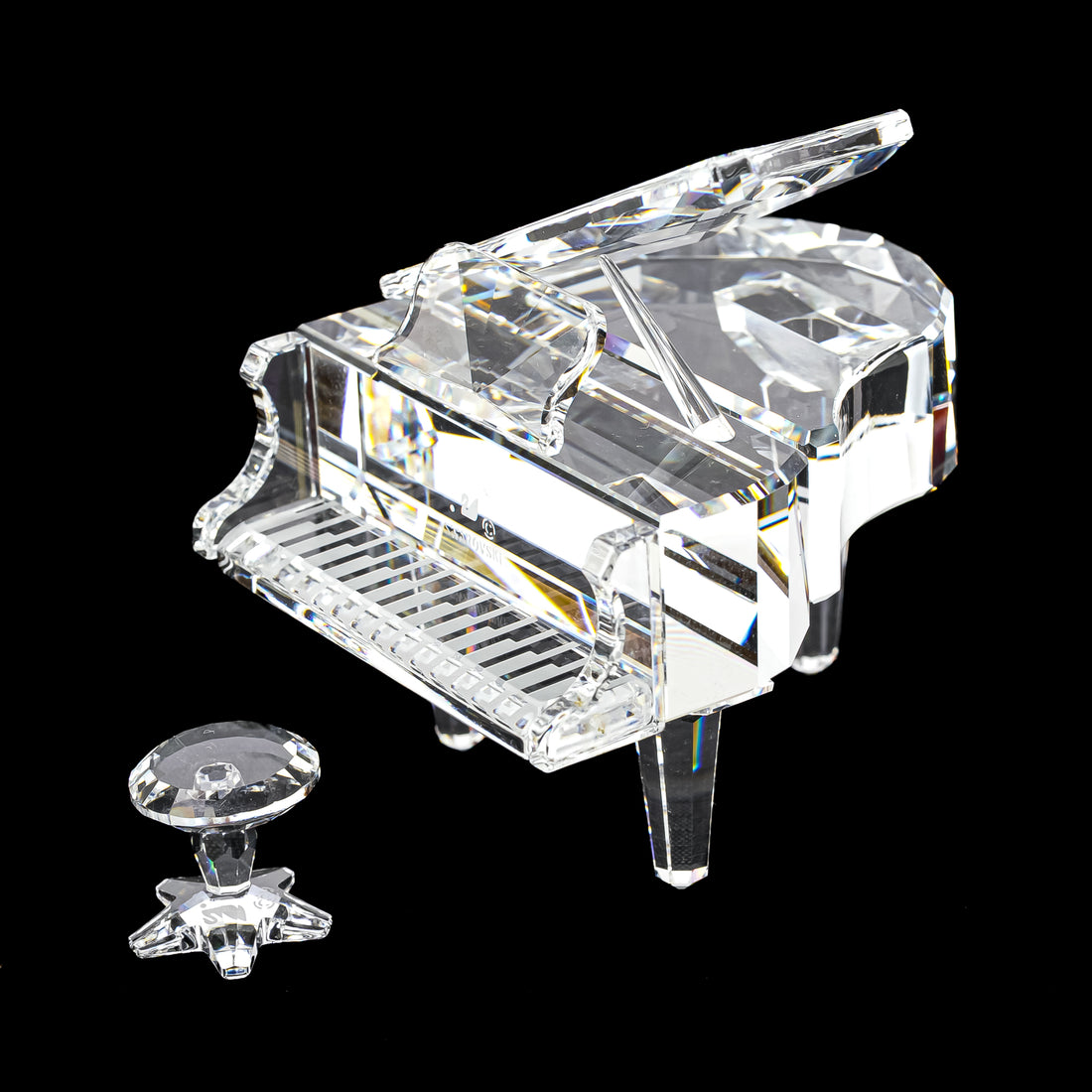 SWAROVSKI Grand Piano w/Stool 174506