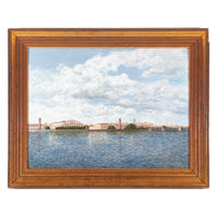 Tamara - Cityscape of St. Petersburgh Oil On Board