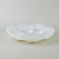 ETLING FRANCE Roses Opalescent Glass Bowl 210