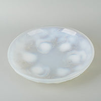 ETLING FRANCE Roses Opalescent Glass Bowl 210