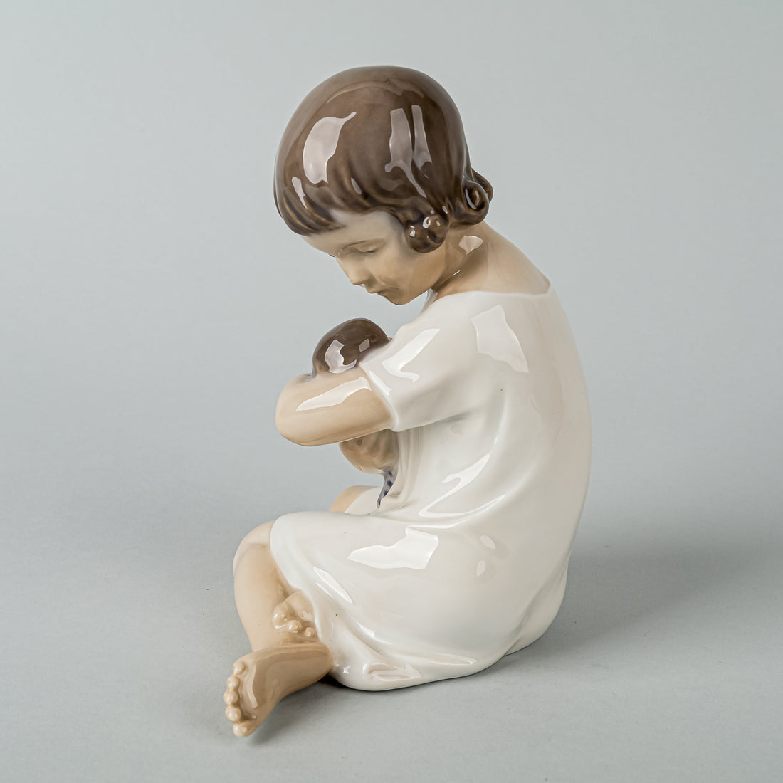 ROYAL COPENHAGEN Figurine Girl With Doll 1938