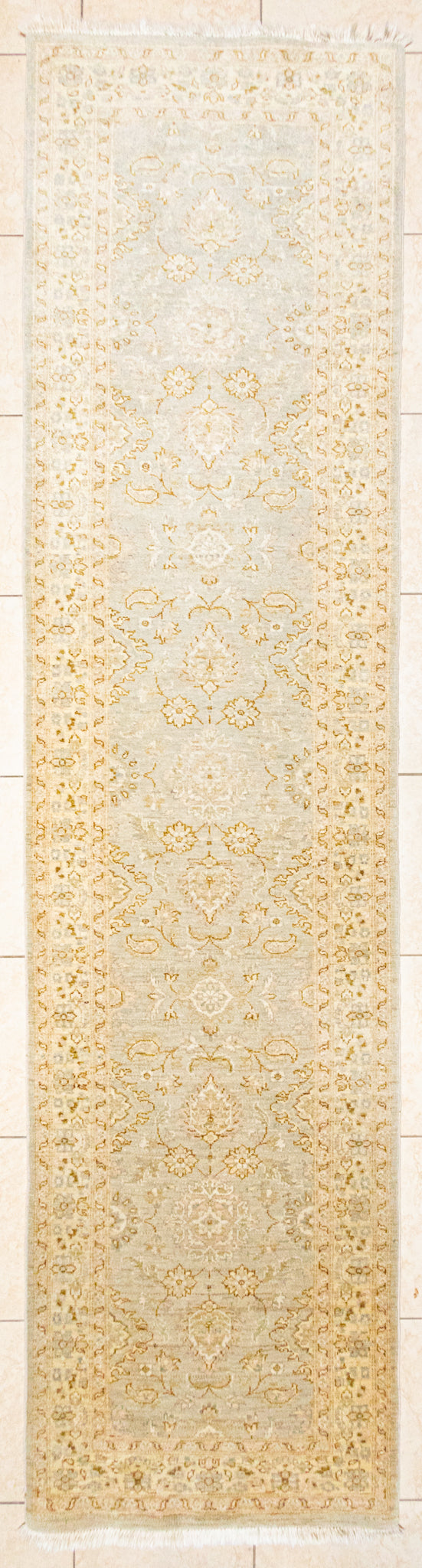 Wool Sage & Tan Runner
