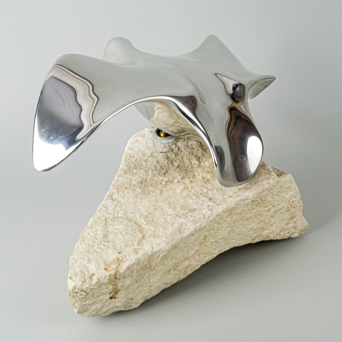 HOSELTON Sculpt Canadian Goose On Rock