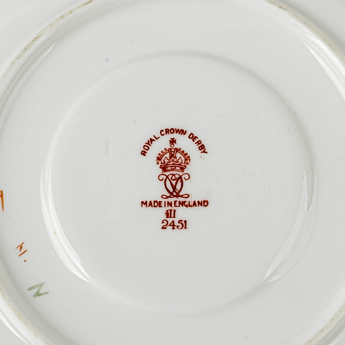ROYAL CROWN DERBY Traditional Imari 2451 10 Pieces