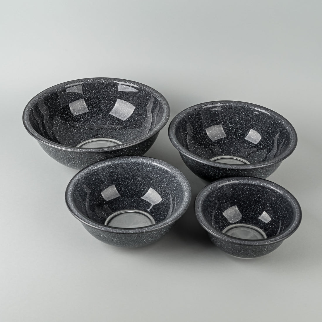 PYREX Speckled Granite Grey Nesting Mixing Bowls Set Of 4