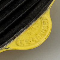 LE CREUSET Enamel Cast Iron Square Skillet Grill Pan 26 - Yellow
