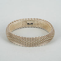 TIFFANY & CO Sterling Somerset Mesh Weave Bracelet