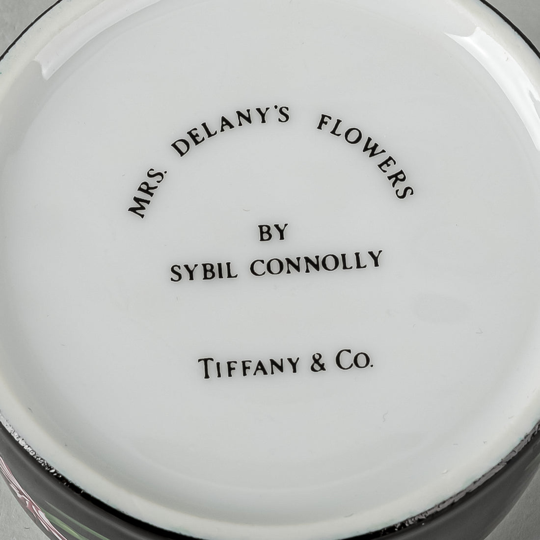 TIFFANY & CO Mrs Delany's Flowers Round Covered Trinket Box