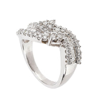 EFFY 14K White Gold Diamond Bypass Ring