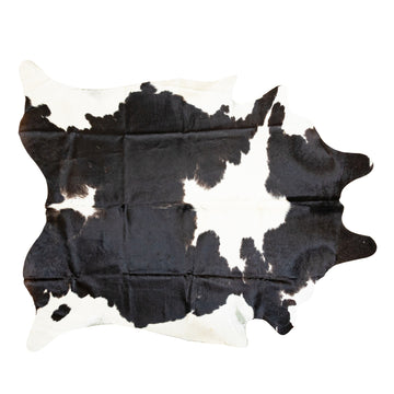 ELTE Cowhide 96"x84" Black & White