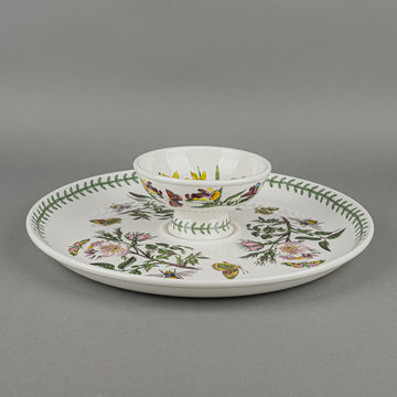 PORTMEIRION Botanic Garden Chip And Dip Set 2 Pieces