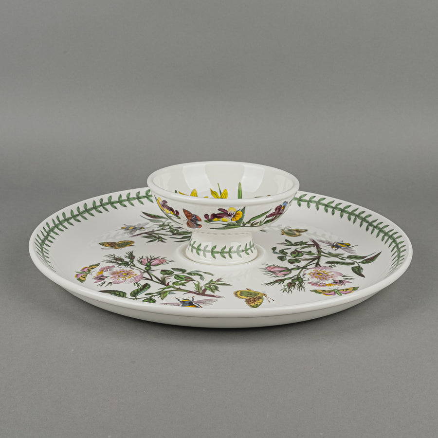 PORTMEIRION Botanic Garden Chip And Dip Set 2 Pieces