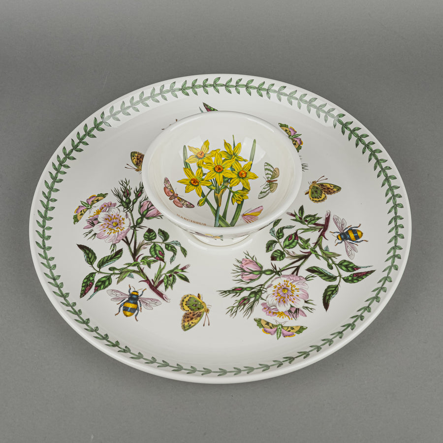 PORTMEIRION Botanic Garden Chip And Dip Set 2 Pieces