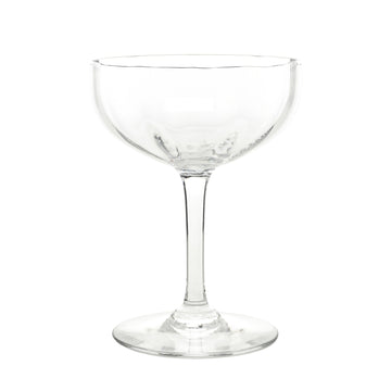 BACCARAT Montaigne Optic Coupe Champagne Glasses Set Of 4