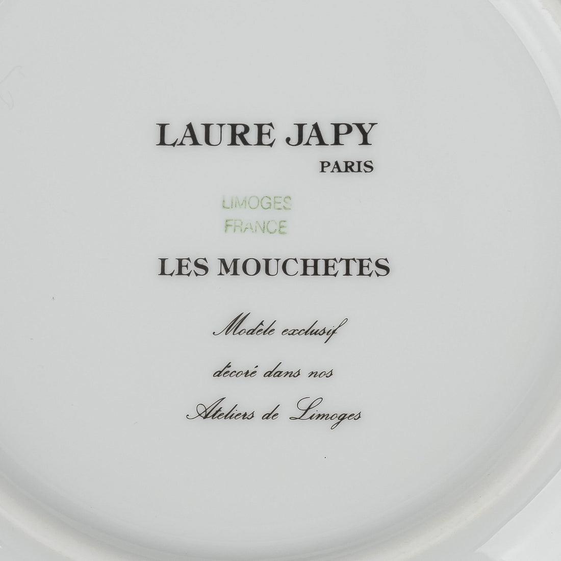 LAURE JAPY Les Mouchetes Soup Plates Set Of 6
