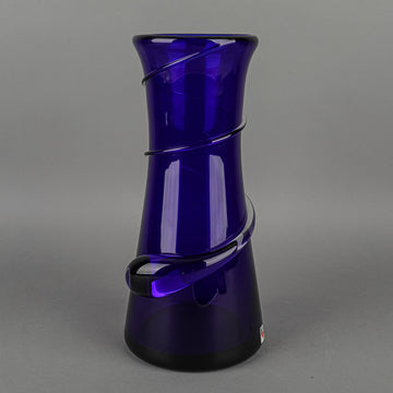 J SVOBODA  KARLOV Cobalt Art Glass Vase