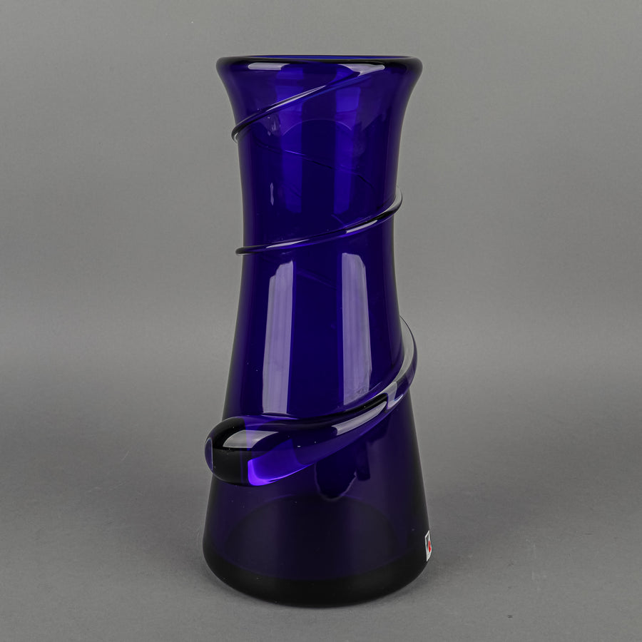 J SVOBODA  KARLOV Cobalt Art Glass Vase