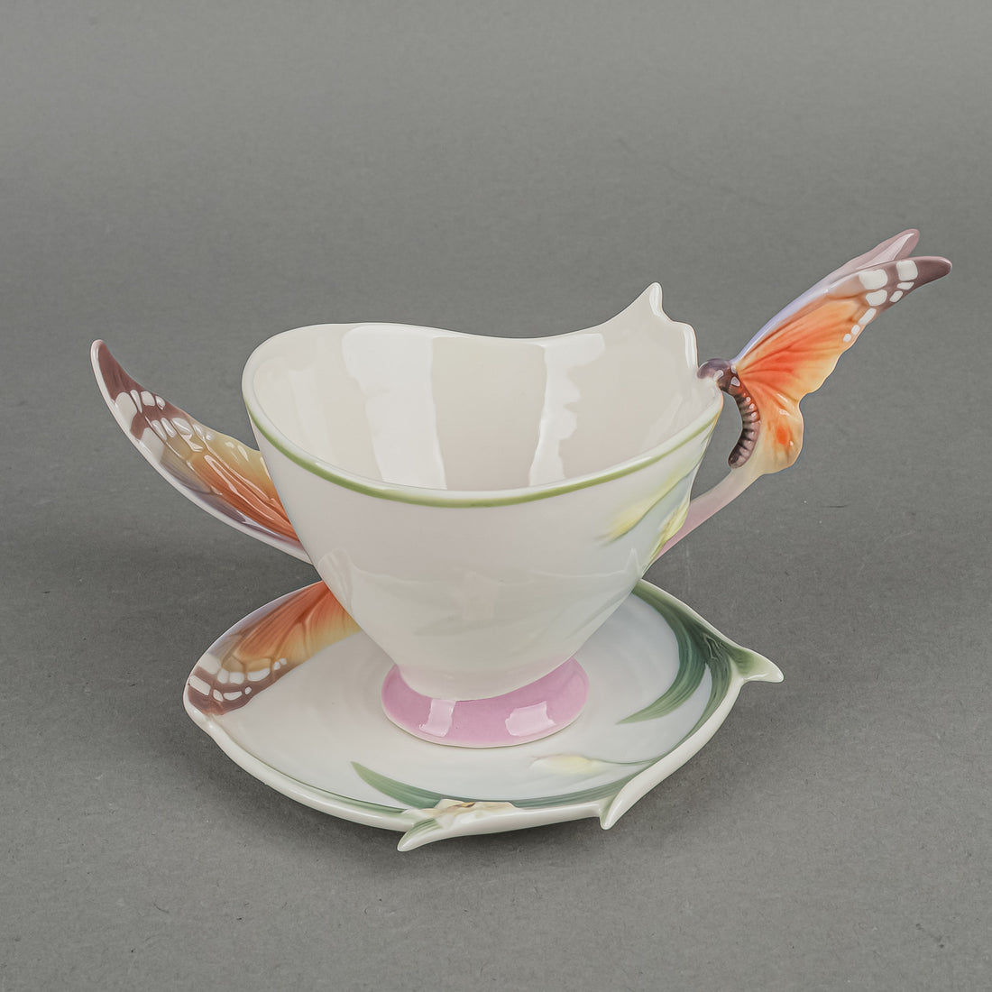 FRANZ COLLECTION Papillon-Butterfly Cup & Saucer