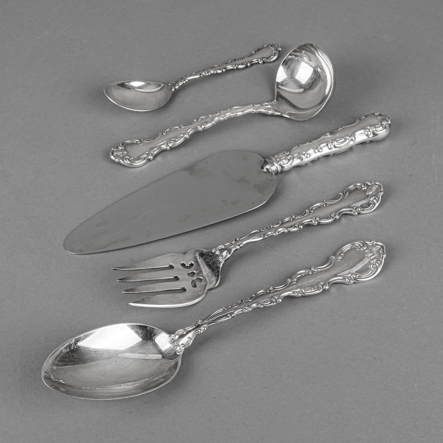 BIRKS Regency Plate Louis De France Silverplate Flatware - 10 Place Settings Plus Extras