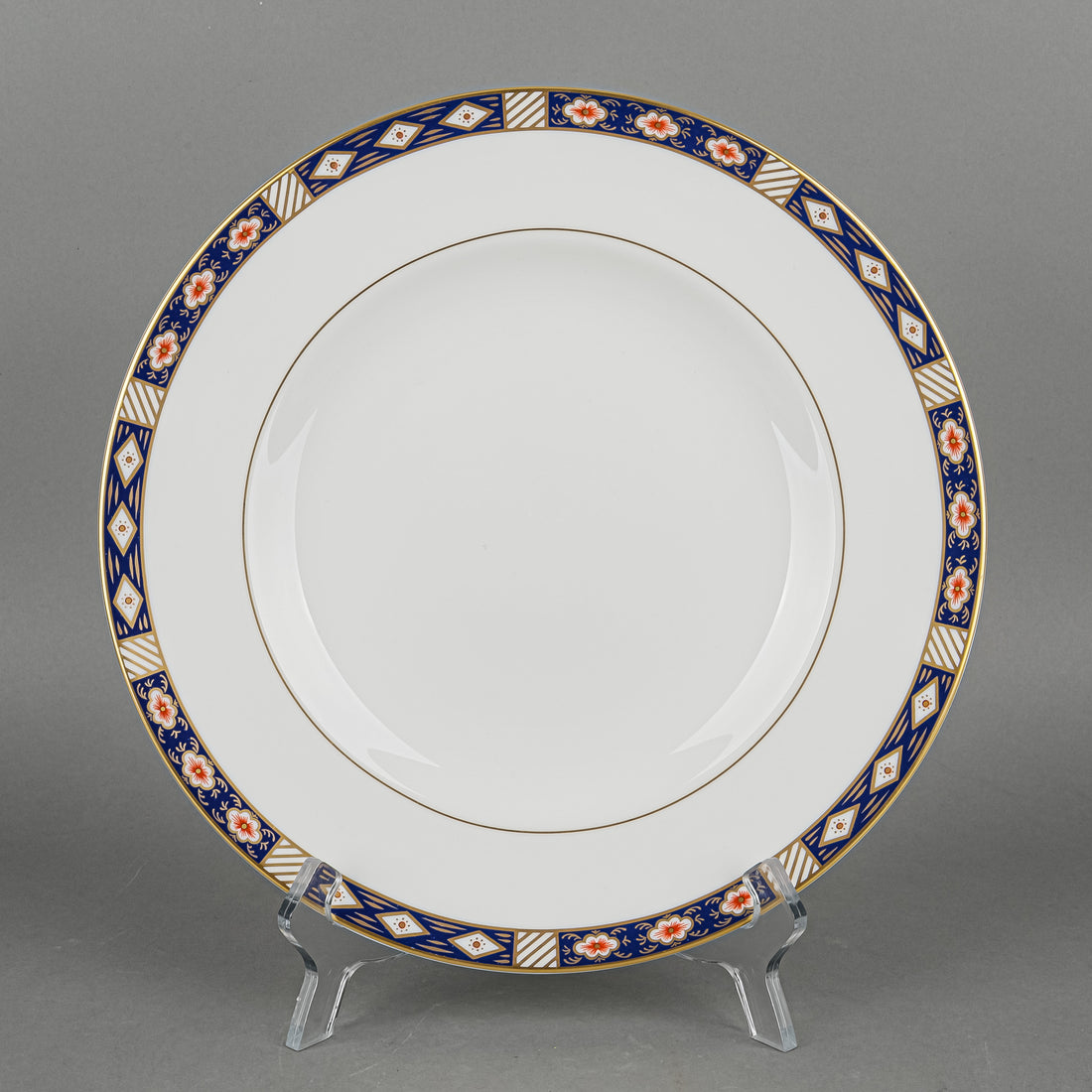 ROYAL CROWN DERBY Kedleston A1315 Dinner Plates Set of 7