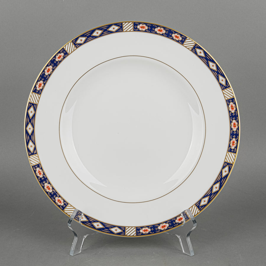 ROYAL CROWN DERBY Kedleston A1315 Dinner Plates Set of 7