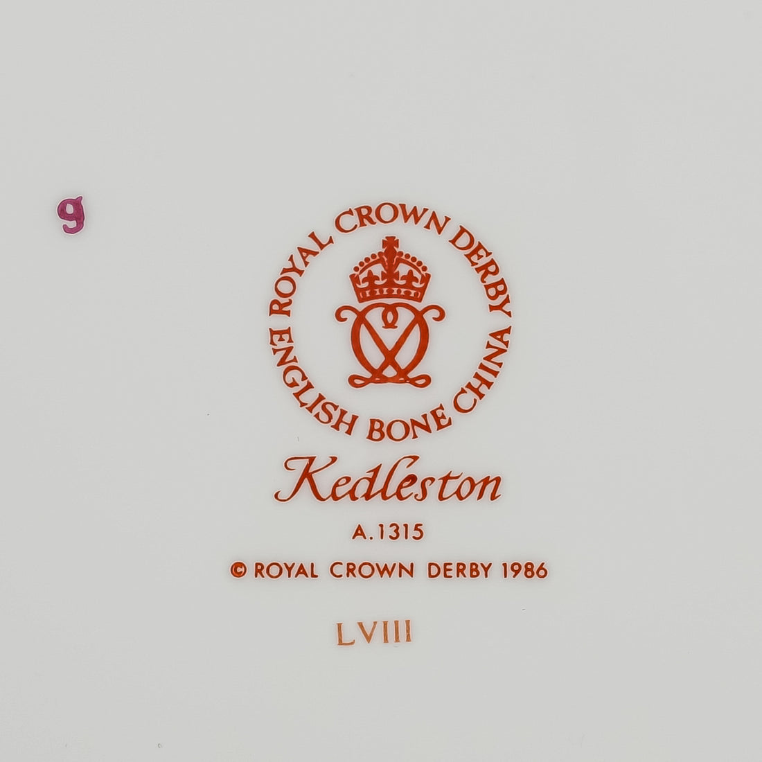 ROYAL CROWN DERBY Kedleston A1315 Dinner Plates Set of 7