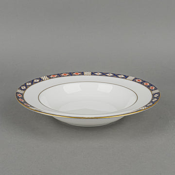 ROYAL CROWN DERBY Kedleston A1315 Soup Plates Set Of 8