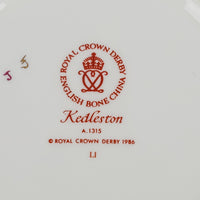 ROYAL CROWN DERBY Kedleston A1315 Soup Plates Set Of 8