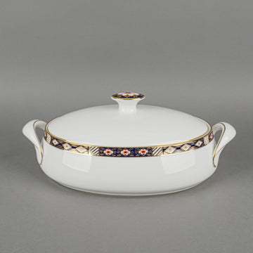 ROYAL CROWN DERBY Kedleston A1315 Oval Covered Serving Dish