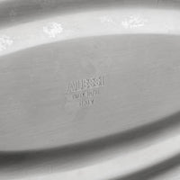 ALESSI Uffico Tecnico Stainless Steel Oval Wire Basket